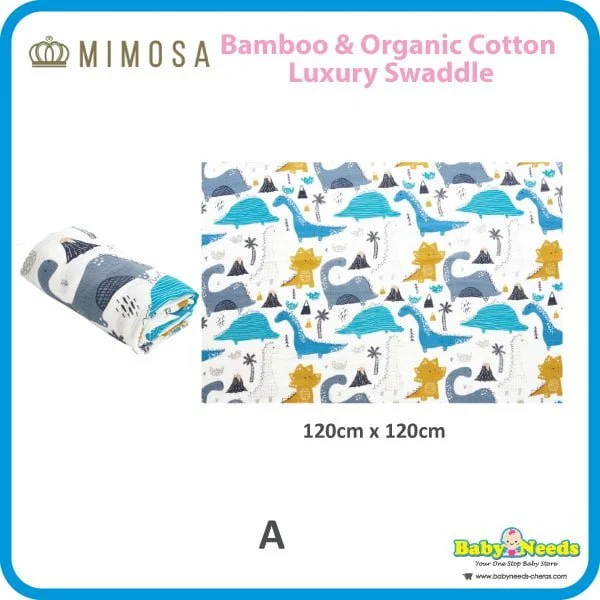 Mimosa Bamboo & Organic Cotton Luxury Swaddle - Image 2