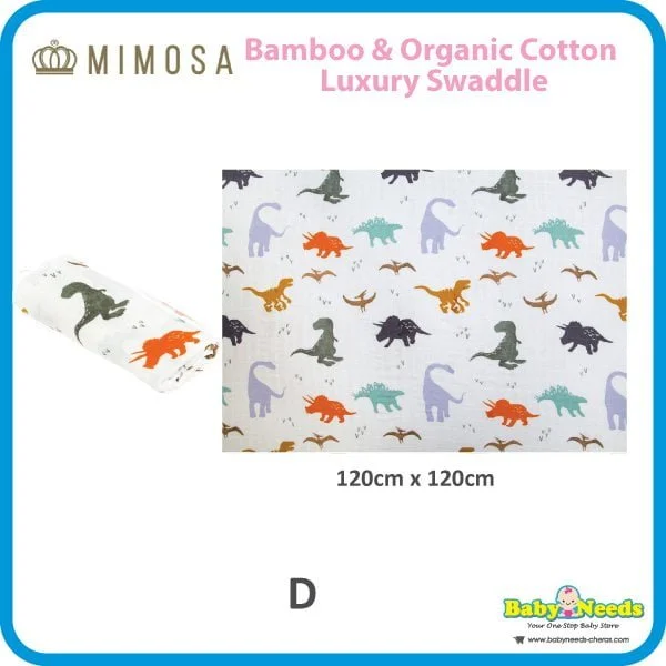 Mimosa Bamboo & Organic Cotton Luxury Swaddle - Image 5