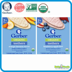 Gerber Organic Baby Teethers Gentle Teething Wafers (Mango Banana Carrot/Blueberry Apple Beet)