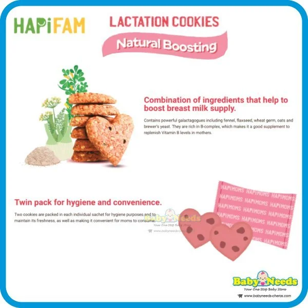 Hapifam Hapimoms Lactation Cookies Mixed Berries/Brownie/Choc Chip - Image 2