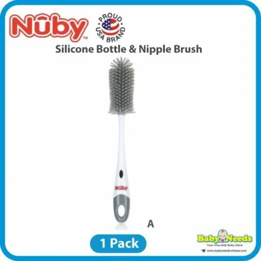 Nuby Silicone Bottle & Nipple Brush - Image 2