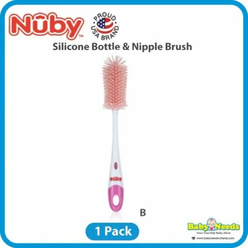 Nuby Silicone Bottle & Nipple Brush - Image 3
