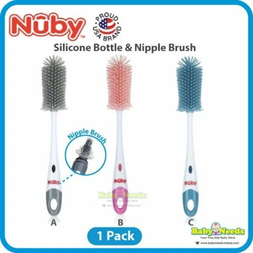 Nuby Silicone Bottle & Nipple Brush