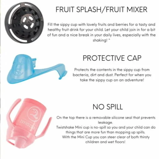 Twistshake Baby Mini Cup 230ml/Straw Cup 360ml/Kid Cup 360ml - Image 15