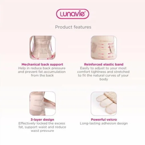Lunavie Premium Postpartum Abdominal Binder - Image 6