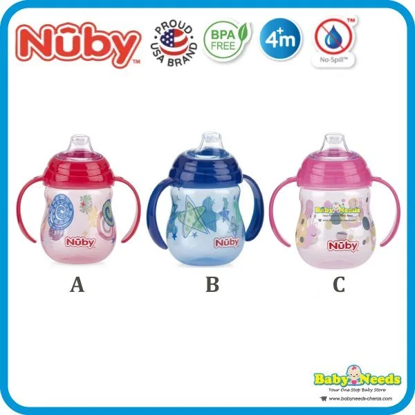 Nuby Soft Flex Spout Baby Sippy Cup 270ml