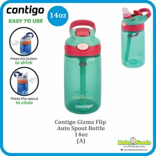 Contigo Gizmo/Ashland Flip Autospout Kids Water Bottle/ O2Cool Mist' N Sip Kids - Image 8