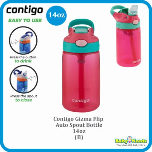 Contigo Gizmo/Ashland Flip Autospout Kids Water Bottle/ O2Cool Mist' N Sip Kids - Image 9