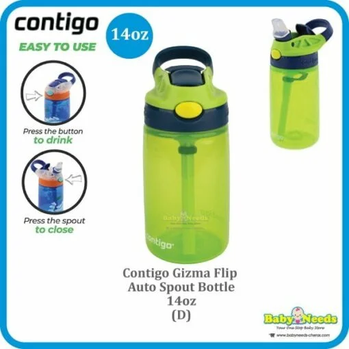 Contigo Easy Clean AUTOSPOUT™ Kids Water Bottle, 420 ml