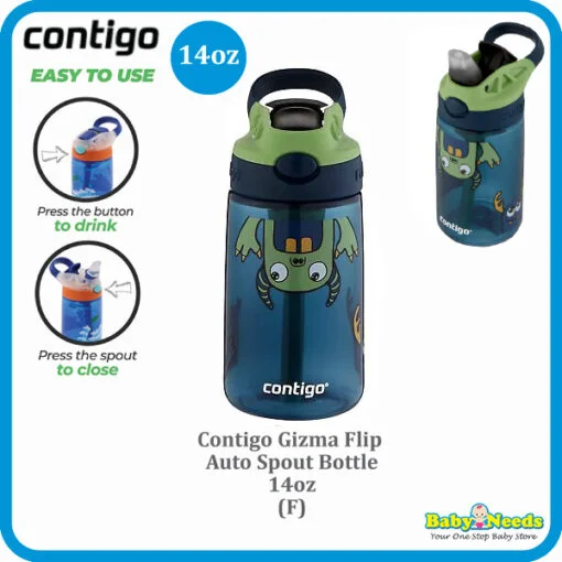 Contigo Gizmo/Ashland Flip Autospout Kids Water Bottle/ O2Cool Mist' N Sip Kids - Image 13