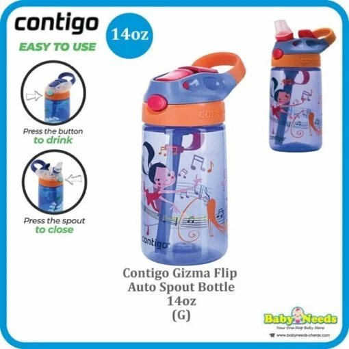 Contigo Gizmo/Ashland Flip Autospout Kids Water Bottle/ O2Cool Mist' N Sip Kids - Image 14