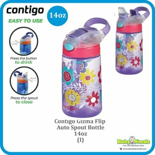 Contigo Gizmo/Ashland Flip Autospout Kids Water Bottle/ O2Cool Mist' N Sip Kids - Image 16