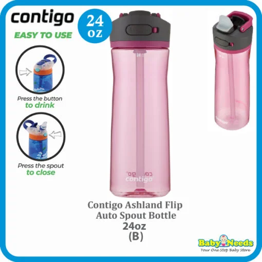 Contigo Gizmo/Ashland Flip Autospout Kids Water Bottle/ O2Cool Mist' N Sip Kids - Image 23
