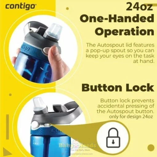 Contigo Gizmo/Ashland Flip Autospout Kids Water Bottle/ O2Cool Mist' N Sip Kids - Image 3