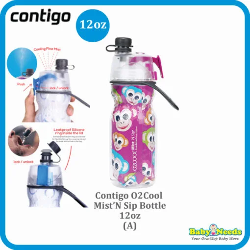 Contigo Gizmo/Ashland Flip Autospout Kids Water Bottle/ O2Cool Mist' N Sip Kids - Image 21