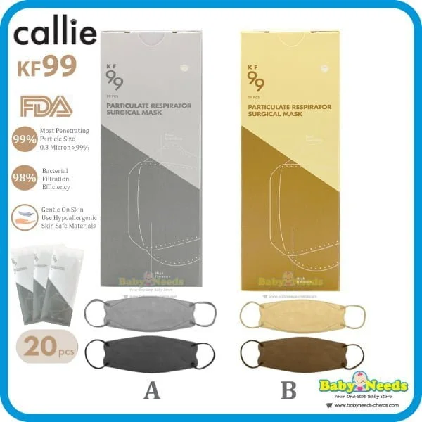 Callie KF99 Particulate Respiration Surgical Adult Mask