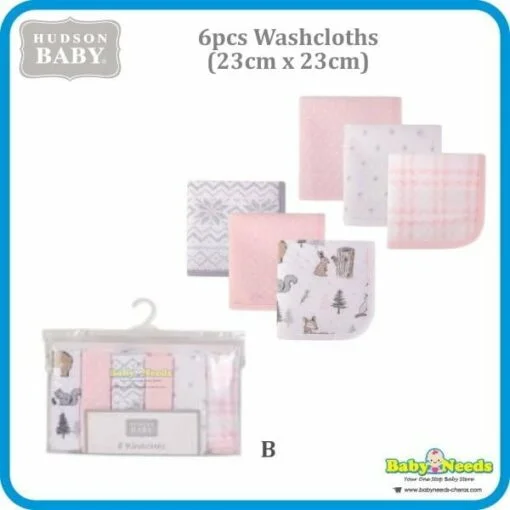 Luvable Friend Hudson Baby Wash Cloths - Image 3