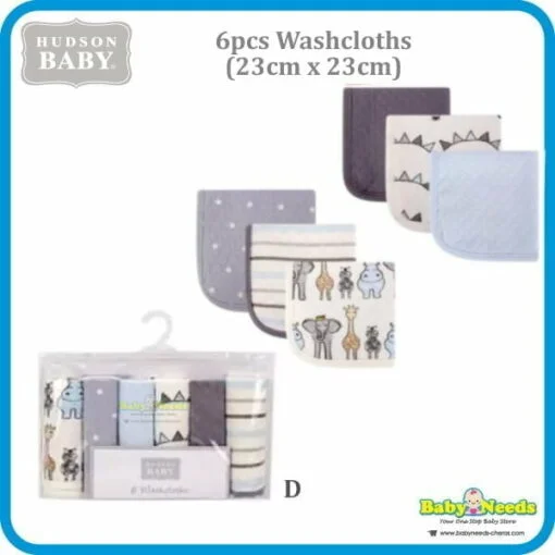Luvable Friend Hudson Baby Wash Cloths - Image 5