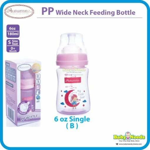 Autumnz PP Wide Neck Baby Feeding Bottle Single/Twin Pack 4oz/6oz/8oz/10oz - Image 5