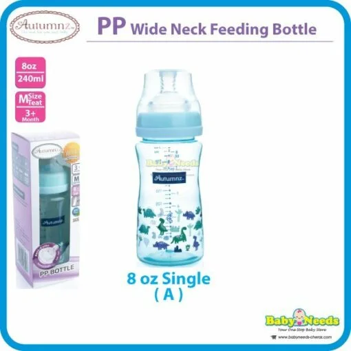 Autumnz PP Wide Neck Baby Feeding Bottle Single/Twin Pack 4oz/6oz/8oz/10oz - Image 6
