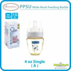 Autumnz PPSU Wide Neck Baby Feeding Bottle Single/Twin Pack 4oz/6oz/8oz/11oz - Image 2