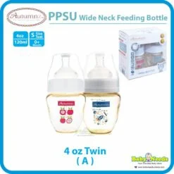 Autumnz PPSU Wide Neck Baby Feeding Bottle Single/Twin Pack 4oz/6oz/8oz/11oz - Image 4