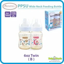 Autumnz PPSU Wide Neck Baby Feeding Bottle Single/Twin Pack 4oz/6oz/8oz/11oz - Image 5