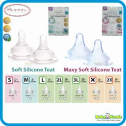 Autumnz Maxy/Soft Silicone Bottle Teat S/M/L/X