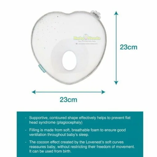 Babymoov Lovenest Anatomical Baby Head Cushion Pillow - Image 2