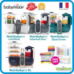 Babymoov Nutribaby (+)/Nutribaby (+) XL Baby Food Processor Steamer & Blender