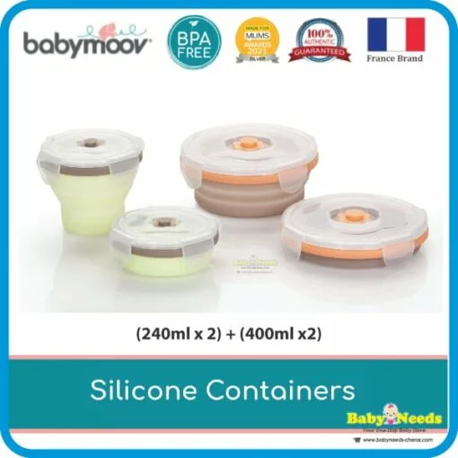 Babymoov Silicone Baby Food Container - Image 3