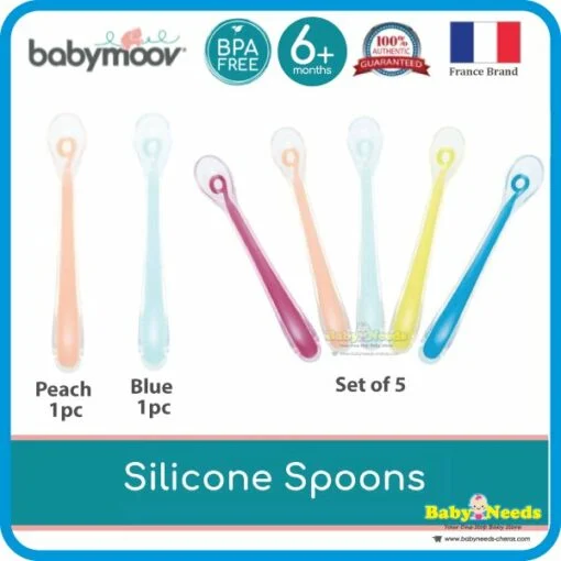 Babymoov 1st Age Silicone Baby Spoon