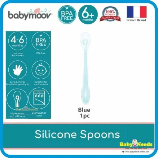 Babymoov 1st Age Silicone Baby Spoon - Image 3