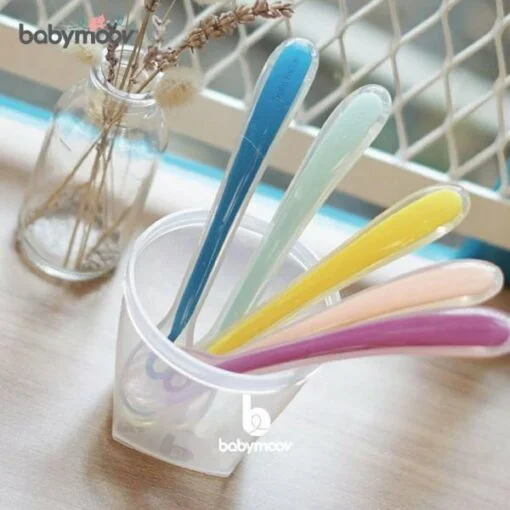 Babymoov 1st Age Silicone Baby Spoon - Image 6