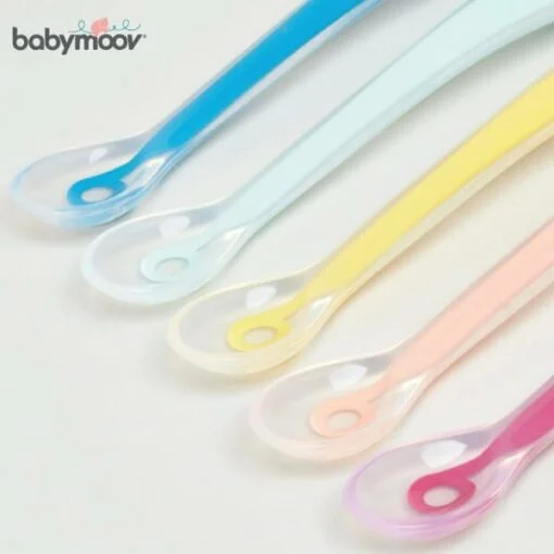 Babymoov 1st Age Silicone Baby Spoon - Image 5