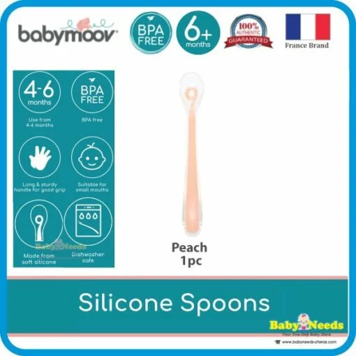 Babymoov 1st Age Silicone Baby Spoon - Image 2