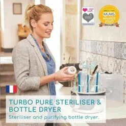 Alternative view of Babymoov Turbo Pure Steriliser and Bottle Dryer