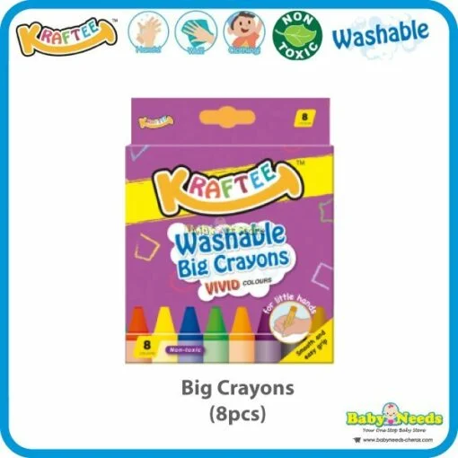 Kraftee Erasable Card Set/ Washable Big Crayon/Crayon/Marker/Classic Paint - Image 12