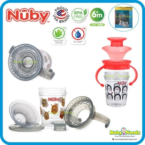 Nuby 360 Wonder Cup With Handle 240ml/ 8oz - Image 6