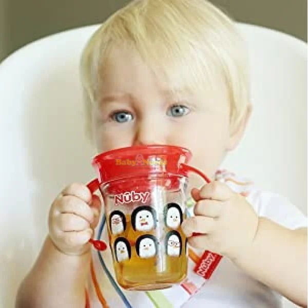 Nuby 360 Wonder Cup With Handle 240ml/ 8oz - Image 5