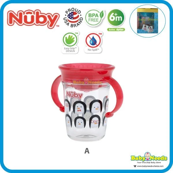 Nuby 360 Wonder Cup With Handle 240ml/ 8oz - Image 2