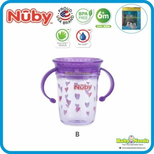 Nuby 360 Wonder Cup With Handle 240ml/ 8oz - Image 3