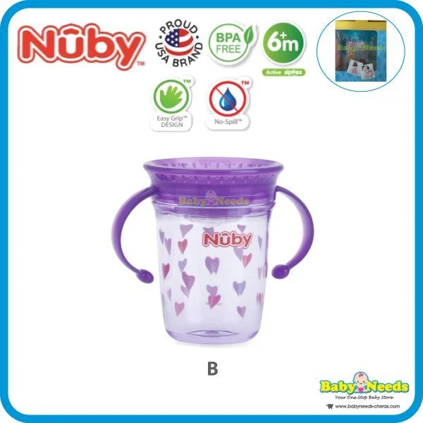 Nuby 360 Wonder Cup With Handle 240ml/ 8oz - Image 3