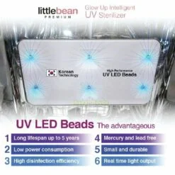 Alternative view of Little Bean Premium Glow Up Intelligent UV LED Sterilizer