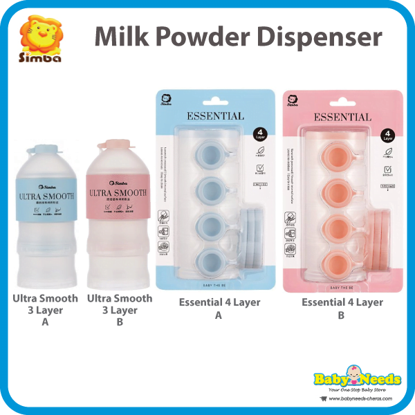 Simba Twist-Lock Stackable Milk Powder Formula Dispenser and Snack Storage  Containers (BPA Free) – Simba USA