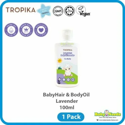 Tropika Baby Herbal Cream/Natural Bubble Wash/Baby Hair & Body oil - Image 11