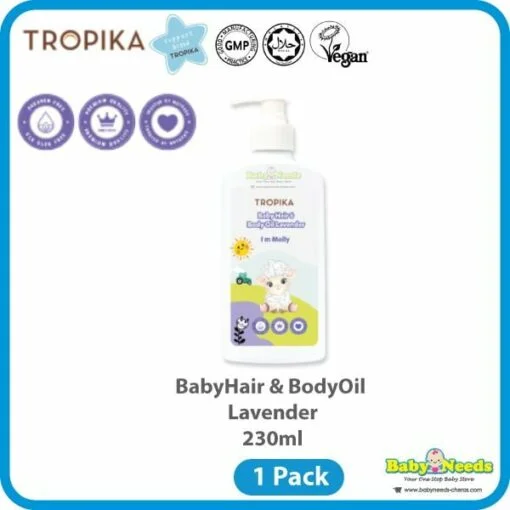 Tropika Baby Herbal Cream/Natural Bubble Wash/Baby Hair & Body oil - Image 7