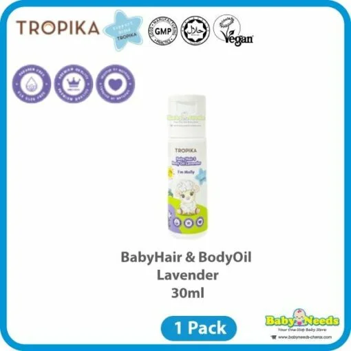 Tropika Baby Herbal Cream/Natural Bubble Wash/Baby Hair & Body oil - Image 14