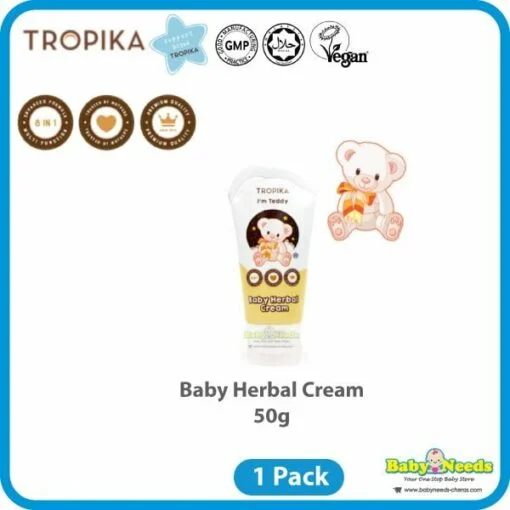 Tropika Baby Herbal Cream/Natural Bubble Wash/Baby Hair & Body oil - Image 6
