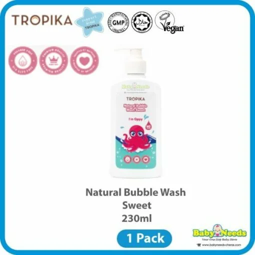 Tropika Baby Herbal Cream/Natural Bubble Wash/Baby Hair & Body oil - Image 9